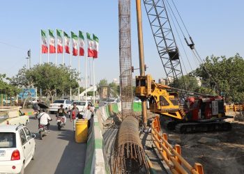 پیشرفت پروژه سطح سوم تقاطع غیرهمسطح شهید فهمیده مشهد – بهمن ۱۴۰۳