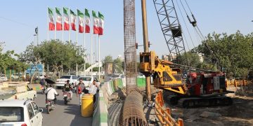 پیشرفت پروژه سطح سوم تقاطع غیرهمسطح شهید فهمیده مشهد – بهمن ۱۴۰۳