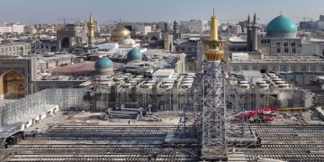 صرفه‌جویی ۹۰ میلیاردی در جا به جایی گلدسته صحن جمهوری اسلامی