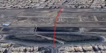 تقاطع غیرهمسطح میدان امام حسن مشهد