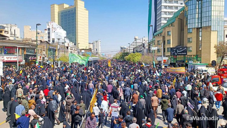 راهپیمایی روز قدس ۱۴۰۴ مشهد