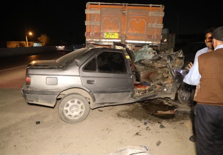 یک فوتی در تصادف مرگبار جاده مشهد-قوچان