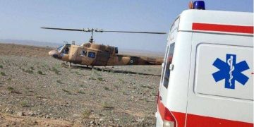 پرواز بالگرد اورژانس نیشابور جان مادر باردار را نجات داد