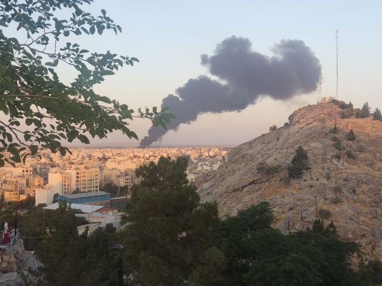 حمله اسرائیل به مشهد - انفجار باند فرودگاه مشهد