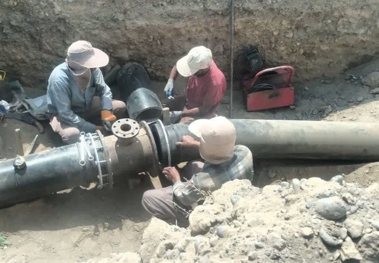 تأمین آب فضای سبز مشهد با بهره‌برداری از خط انتقال کشف‌رود