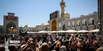 نوای «یا عباس» در صحن و سرای حرم‌رضوی