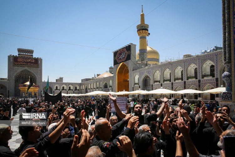 نوای «یا عباس» در صحن و سرای حرمرضوی