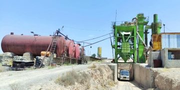 بزرگترین کارخانه آسفالت روستایی کشور در مشهد احیا شد