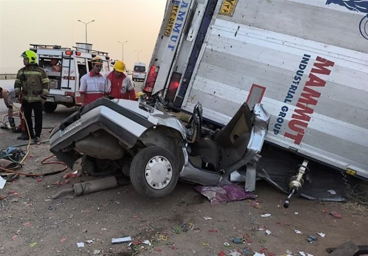 تصادف خونین در محور باغچه ـ مشهد/ دادستان گناباد و اعضای خانوادهاش جان باختند