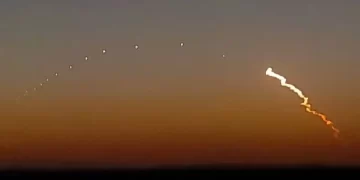 شی نورانی در آسمان تهران، سمنان، مشهد و استان‌های خراسان