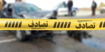 یک کشته و ۳ مصدوم در تصادف پراید با درخت در خواف