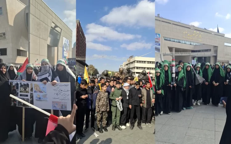 راهپیمایی روز دانش آموز مشهد آبان ۱۴۰۴