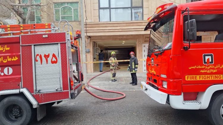 آتشسوزی ۲ مجتمع مسکونی در مشهد