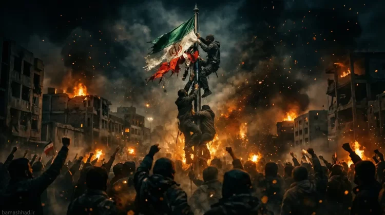 فراخوان مردمی مشهد برای برگزاری تجمع برای برافراشتن پرچم ایران در میدان فجر